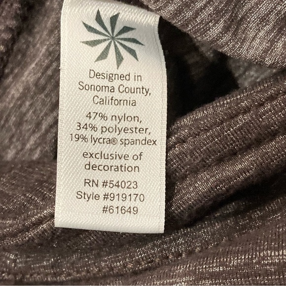 Athleta Brown Flared Yoga Pants Sz S - Picture 8 of 8